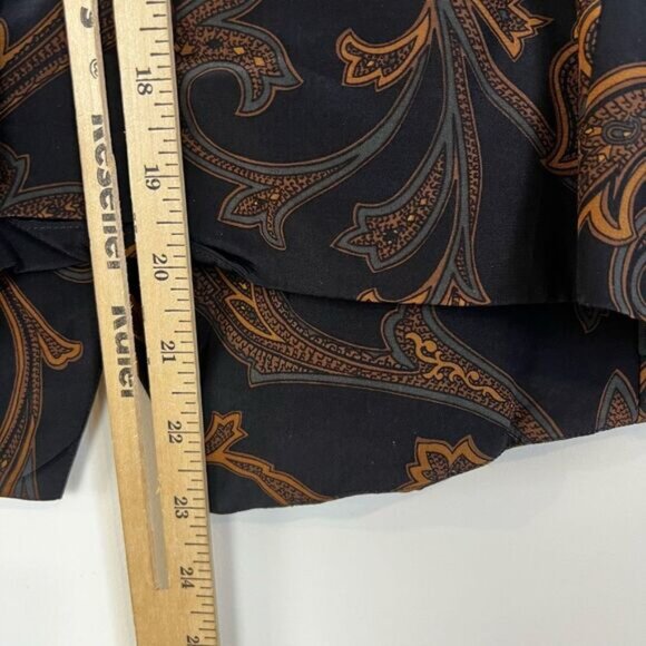 Ellen Tracy Linda Allard Paisley Print Sleeveless Vest VTG Wool Women’s Size 14 - Picture 7 of 8